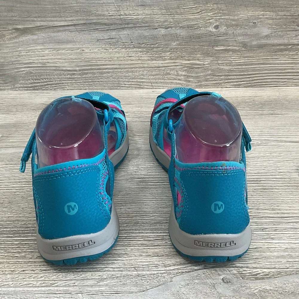 Merrell Dragonfly Sports Sandals Kids Youth Girls MK164456 Turquoise Size 7 M